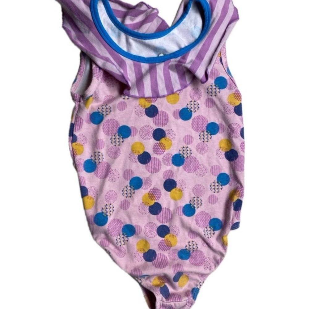 Matilda Jane Purple Blue Yellow Leotard for Dance Girl Size 8 GREAT CONDITION